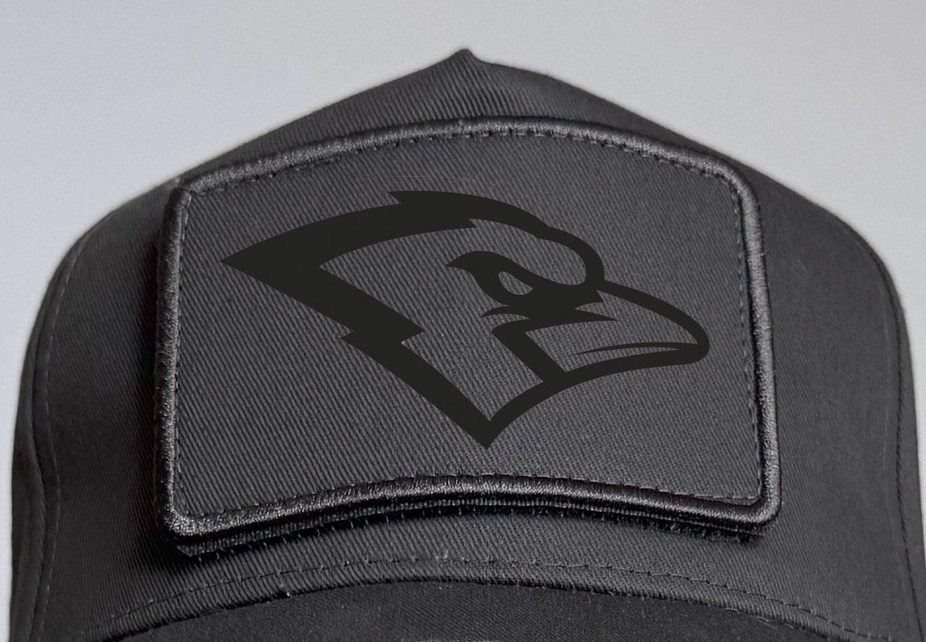 Cap Klett Druck Schwarz Raven