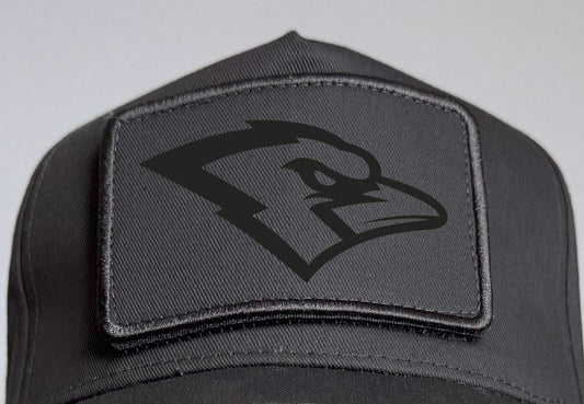 Cap Klett Druck Schwarz Raven