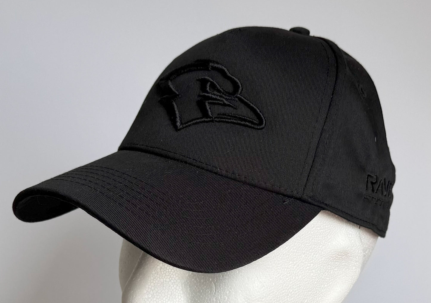 Cap 3D Stick Ravens Kopf Schwarz