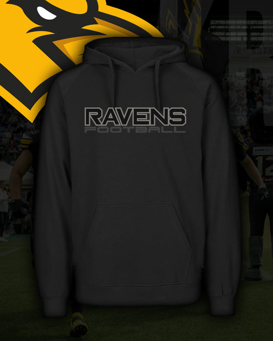 Hoodie Ravens Football Grau
