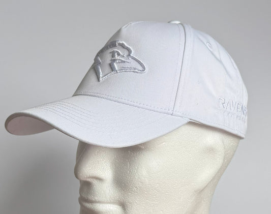 Cap 3D Stick Ravens Kopf Weiß